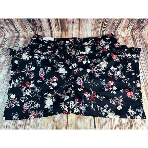 NEW Lane Bryant THE ALLIE Slim Ankle Women Size 20 Flower Capri Crop Pants 41x24 - Picture 3 of 10
